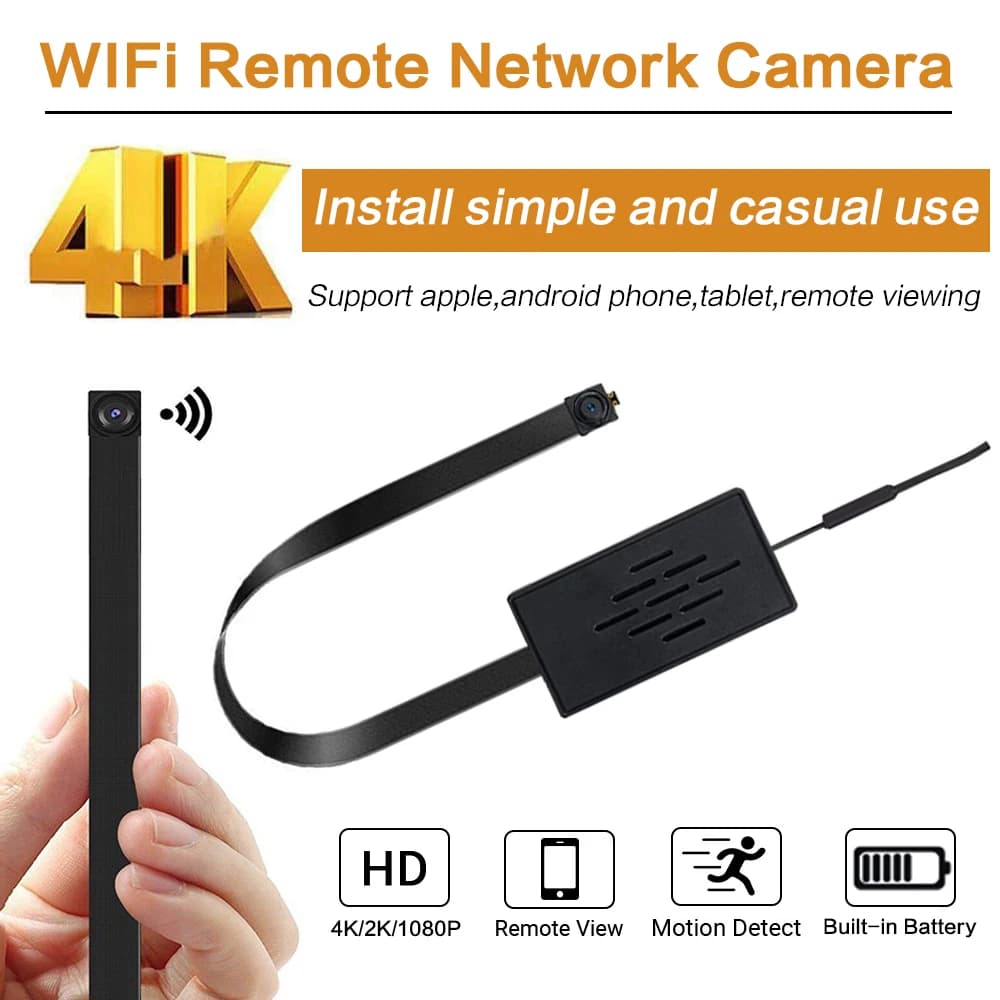 HD 1080P WiFi IP Mini Camera Video Recorder Real-time Home security Micro Camcorder DIY 4K Module Motion remote contro Hidden TF