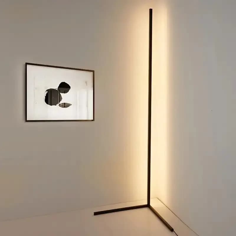 Smart Led Living Room Floor Lamp Rgb Corner Floor Lamp Music Synchronization Application Program Control Suit for Living Room
