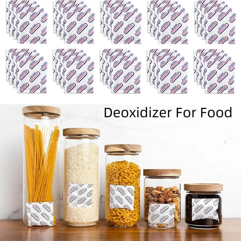 Vacuum Sealed Bag Jars, Oxygen Absorbers for Food, Dry Food, Storage, Cans for Food, Long Term Storage, 150Cc