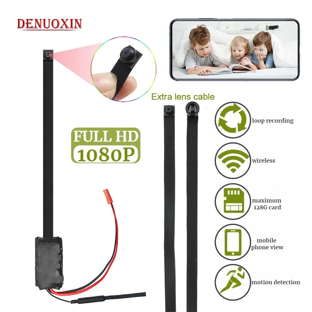 1080P HD Mini WiFi Camera Diy Module Nanny Video Recorder 4K Home Security Micro Camcorder Alarm RemoteControl Monitor hidden TF