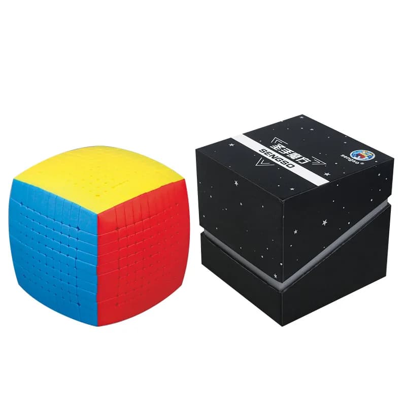 [JudyCube] Shengshou 10x10 11x11 Magic Speed Cube Stickerless Fidget Toys Sengso 11x11 10x10 Cubo Magico Puzzle