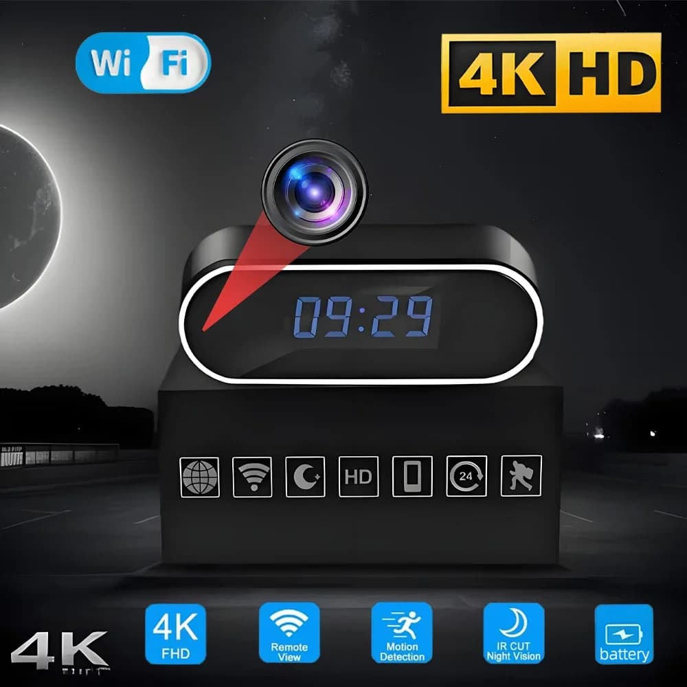 New 4K HD WiFi Camera, Upgraded Clarity, Infrared Night Vision, Supports Remote Viewing, Motion Detection, Home Wireless Camera