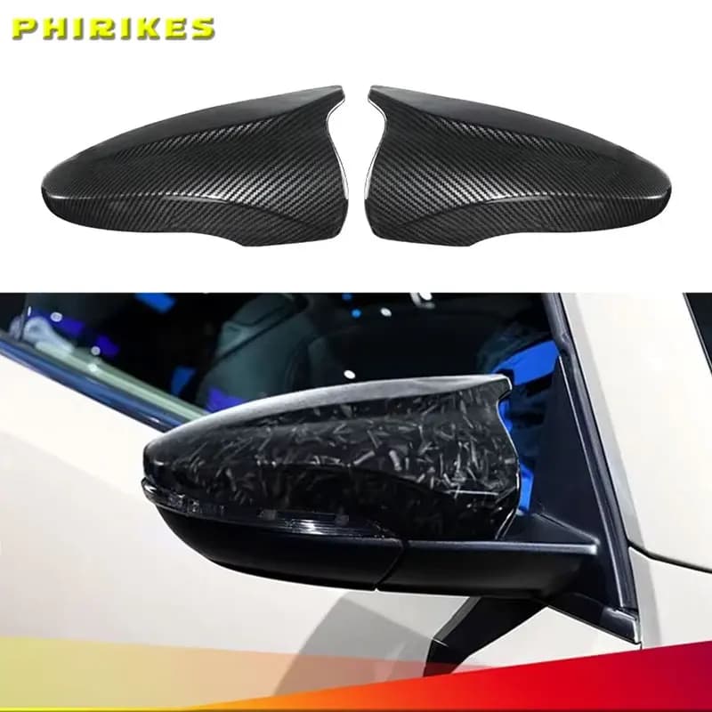 For VW JETTA MK6 Volkswagen Passat B7 Scirocco Beetle CC Eos Rearview Mirror Cover Add on Side Wing Mirror Cover Caps