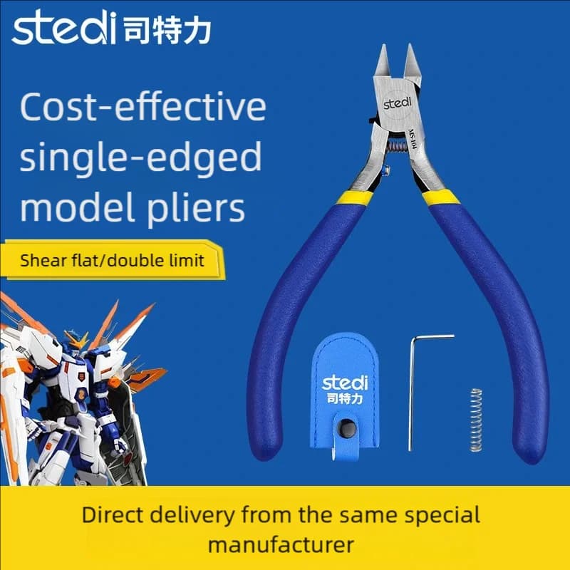 Stedi Single Edge Pliers for Gundam Model MS-104  Cutting Tool Military Assembly Tool Plastic Model Making Tool Hobby DIY Craft