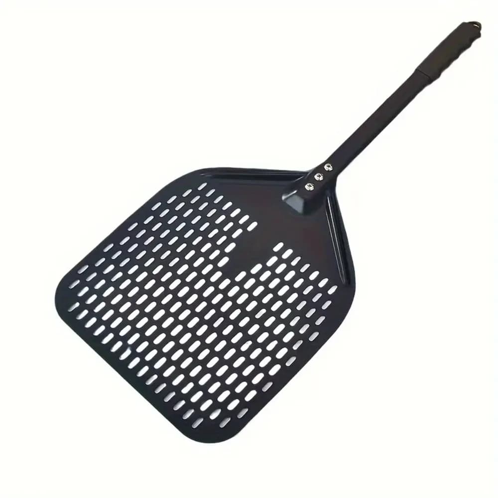 1Pcs Stainless Steel Pizza Peel Perforated Non Slip Professional Oven Tool for Restaurant Home Kitchen Accessories​