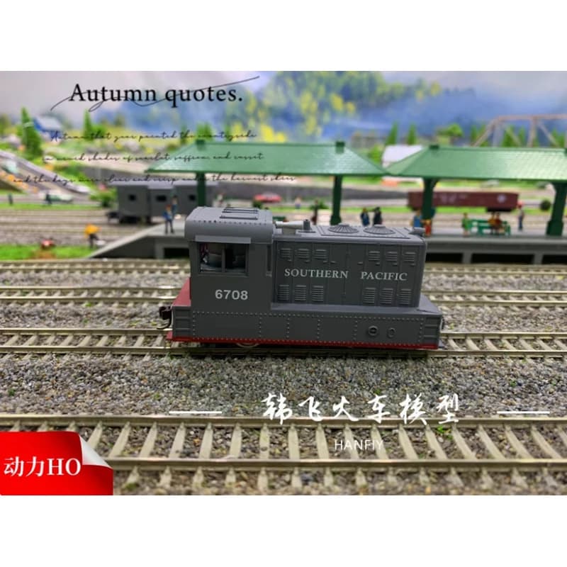 HO Scale HF 1:87 MDT powered diesel locomotive Train Model With Power Adult Collection Static Display Toys
