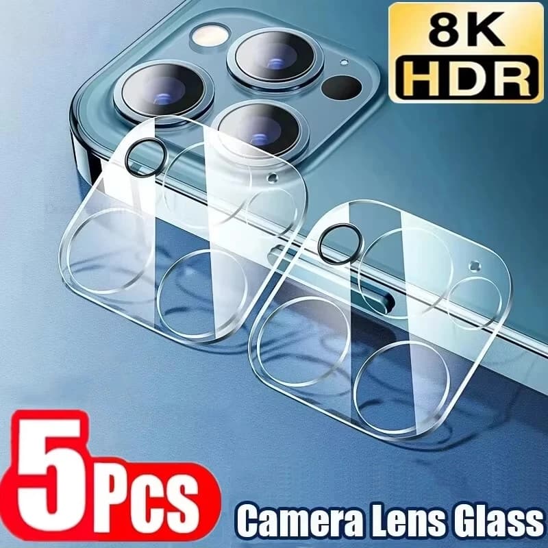 1-5PCS Camera Lens Protector Glass For iPhone 16 13 11 12 14 15 17 Pro Max Plus 17 Air Full Cover HD Tempered Glass Camera Film