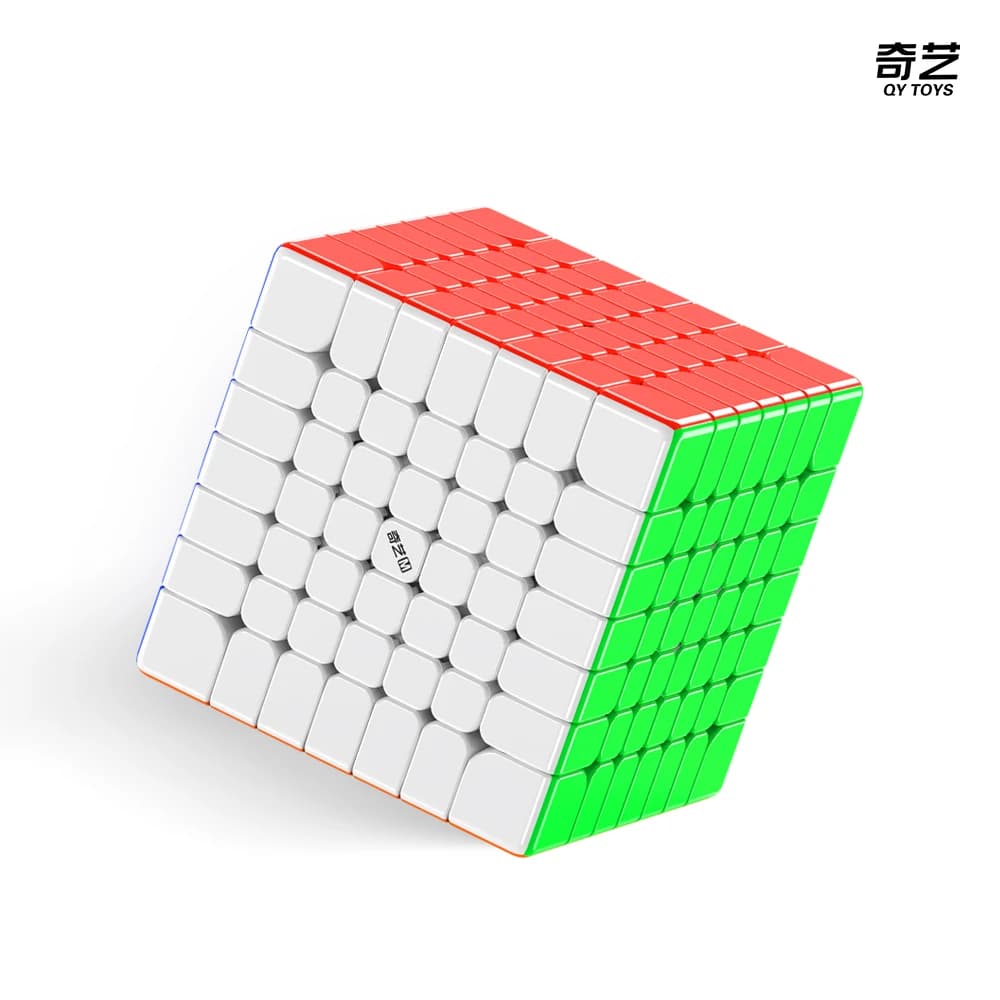 [JudyCube] Qiyi Warrior 7x7 Magnetic Magic Cube Stickerless Professional Fidget Toys Qiyi 6x6x6 Warrior Cubo Magico Puzzle