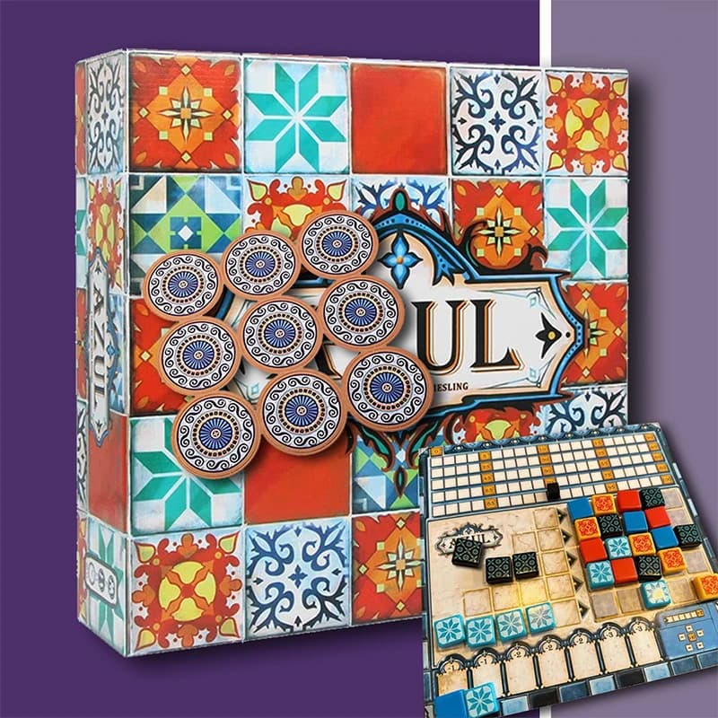 Board Game Tile Placement Strategy Game Artistic Puzzle Card Game For Kids Families Interactive Educational Tabletop Game