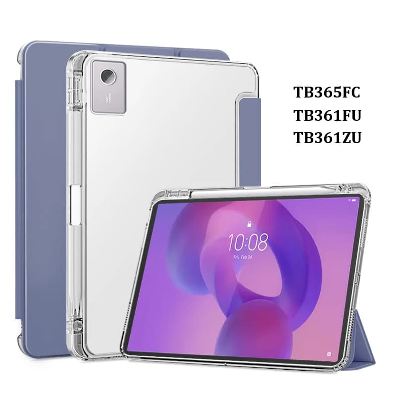 For Lenovo Idea Tab Plus 12.1 Case with Pen Holder Leather Soft Back Stand Cover For Xiaoxin Pad 12.1 inch Case tb365fc tb361fu