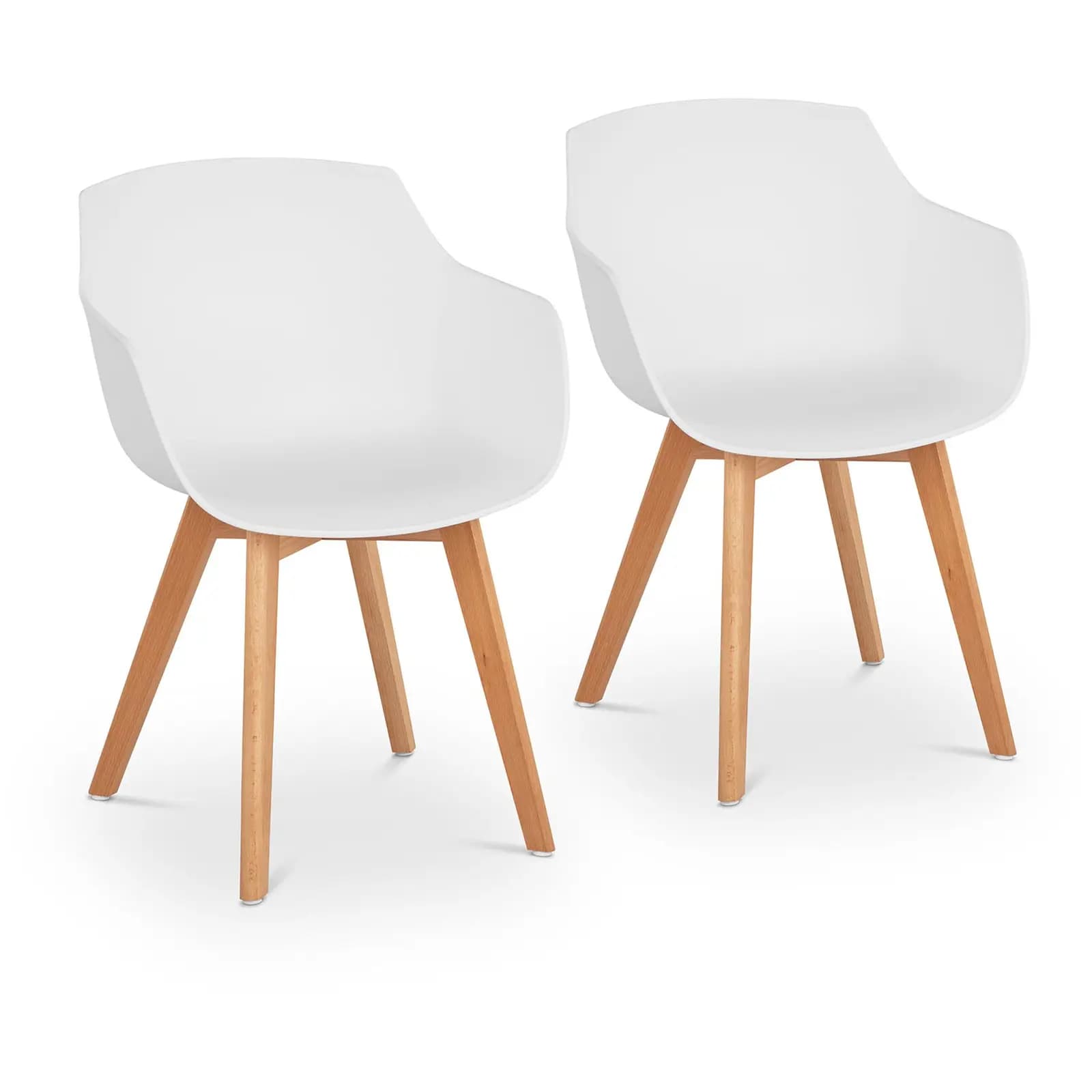 Szék 2 Db-os Készlet 150 Kg-ig Ülőfelület 41 x 40 cm Fehér - Székek by Fromm & Starck