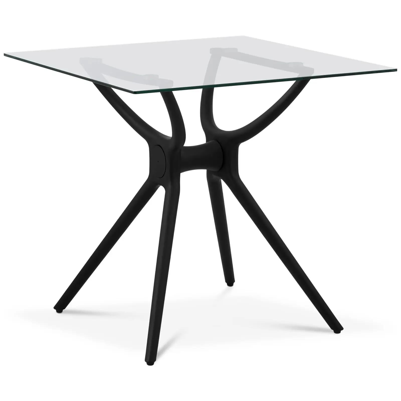 B-termék Asztal Négyzet 80 x 80 cm Üveglap - Használt Termékek Vendéglátóipari Eszközök by Fromm & Starck