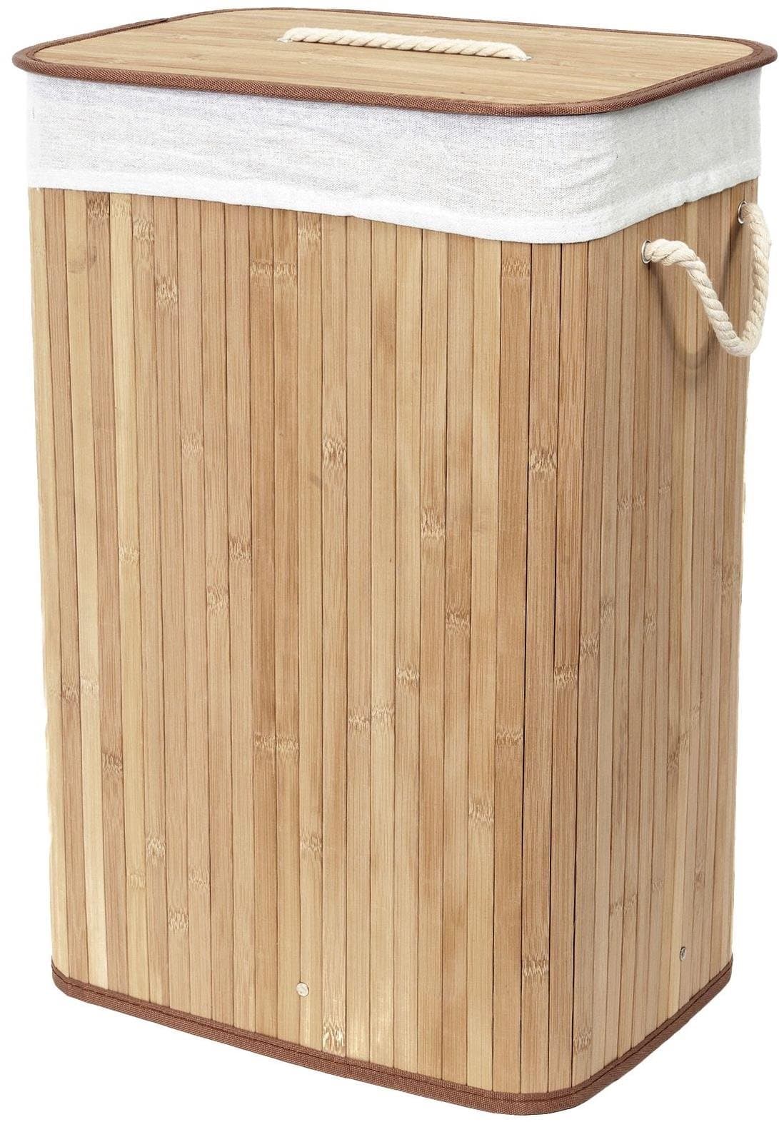 Compactor Bamboo - téglalap alakú, natúr, 40 x 30, magassága 60 cm