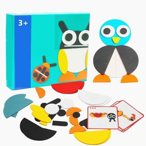 3D puzzle állatok