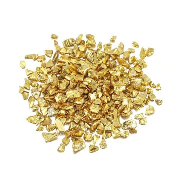 Dekoratív strassz 1 - 3 mm 50 g arany