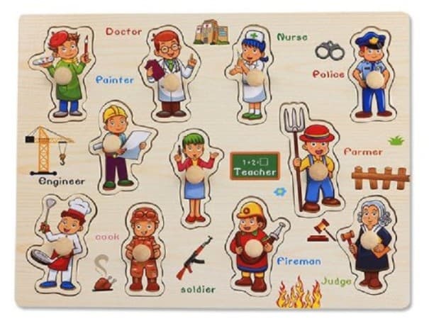 Fa puzzle gyerekeknek - Foglalkozás