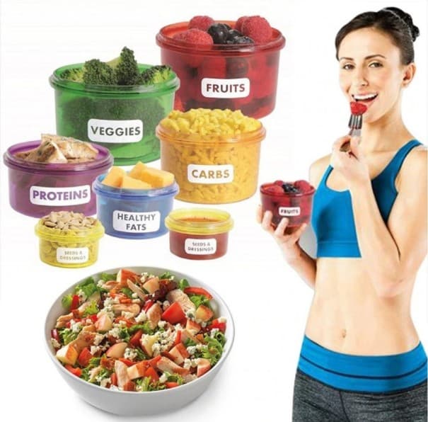 Fitness dobozok készlet - 7 db