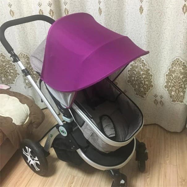 Napellenző babakocsin lila