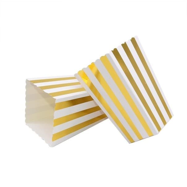 Popcorn doboz 12 db arany 1