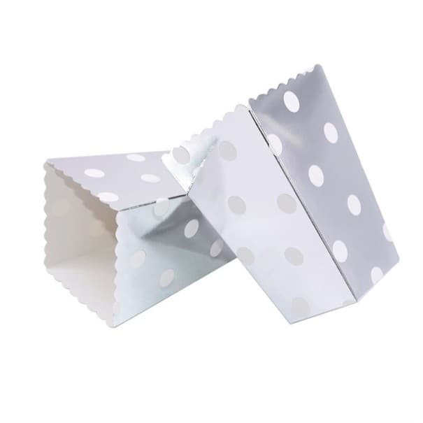Popcorn doboz 12 db ezüst 2
