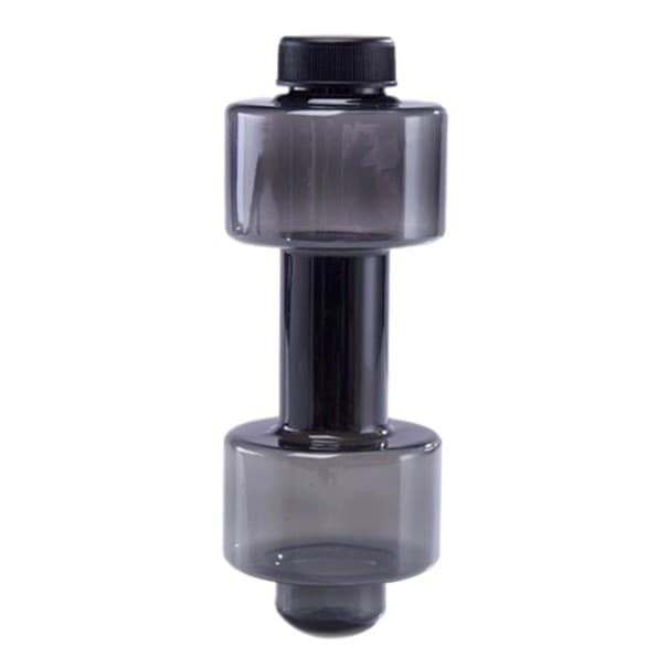 Súlyzó alakú kulacs 550 ml fekete