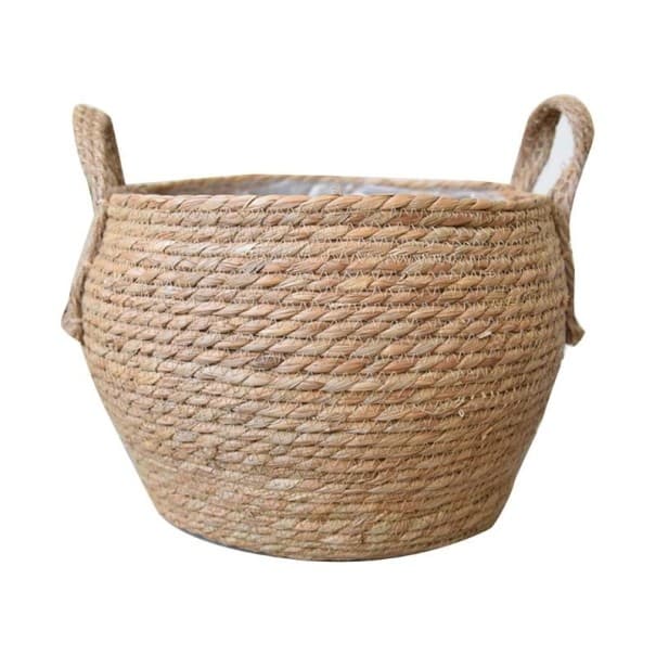 Szalma virágcserép 3
