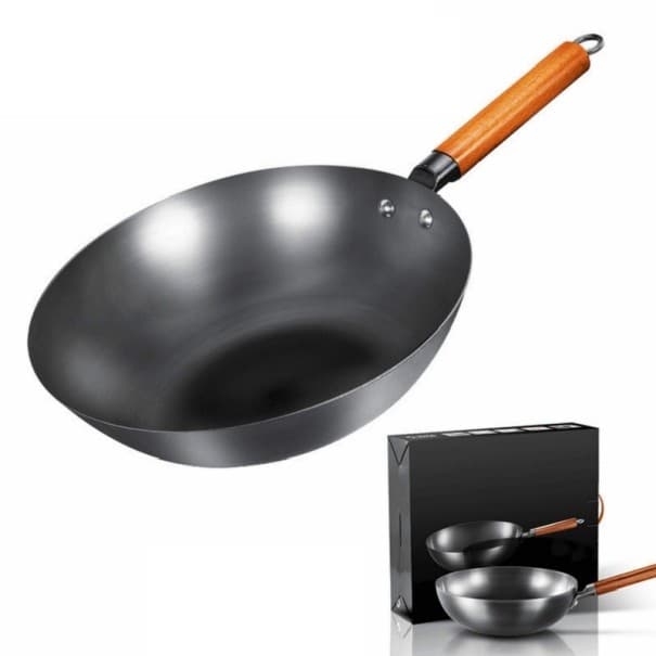 Wok vas serpenyő