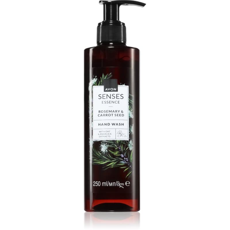 Avon Senses Essence Rosemary & Carrot Seed gyengéd folyékony szappan 250 ml