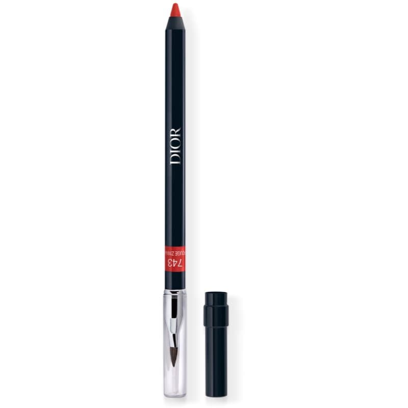 DIOR Rouge Dior Contour tartós szájceruza árnyalat 743 Rouge Zinnia 1.2 g
