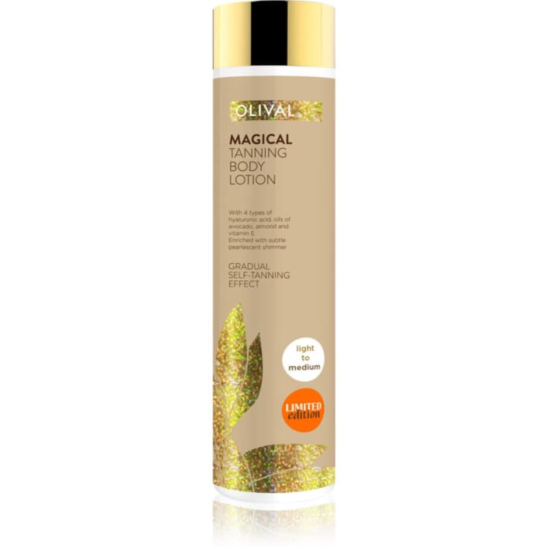 Olival Magical önbarnító testápoló tej árnyalat Light to Medium 200 ml