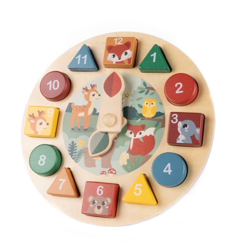 Zopa Wooden Clock interaktív játék fából készült 1 db