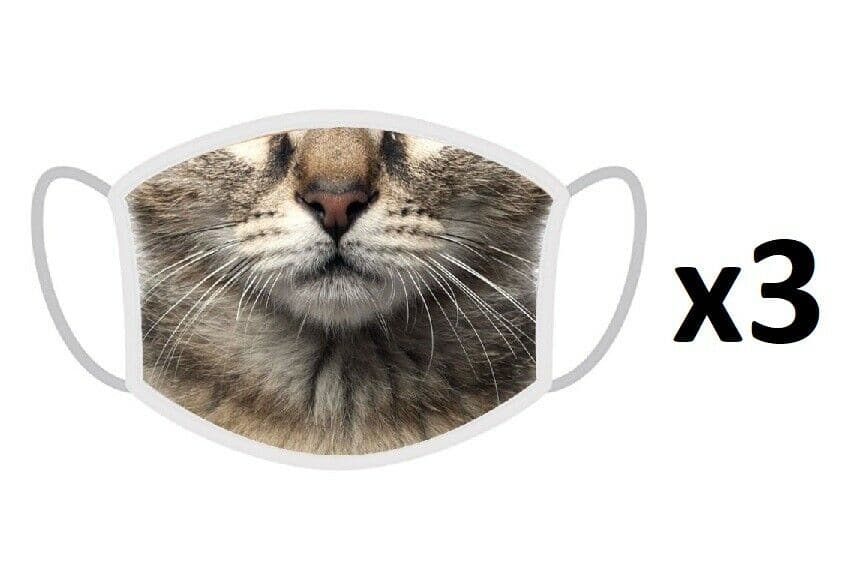 FERA Szublimációs védőmaszk macska x3