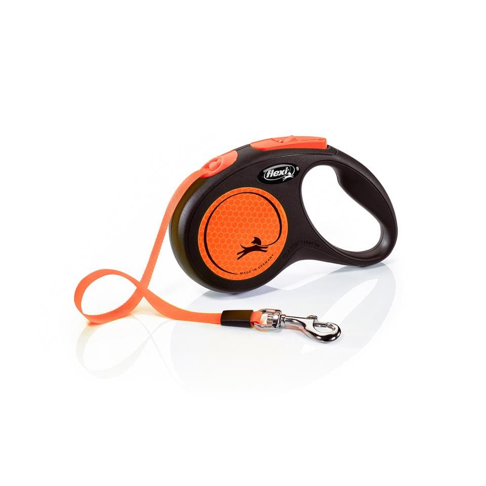 FLEXI New Neon S Tape 5m orange automata póráz