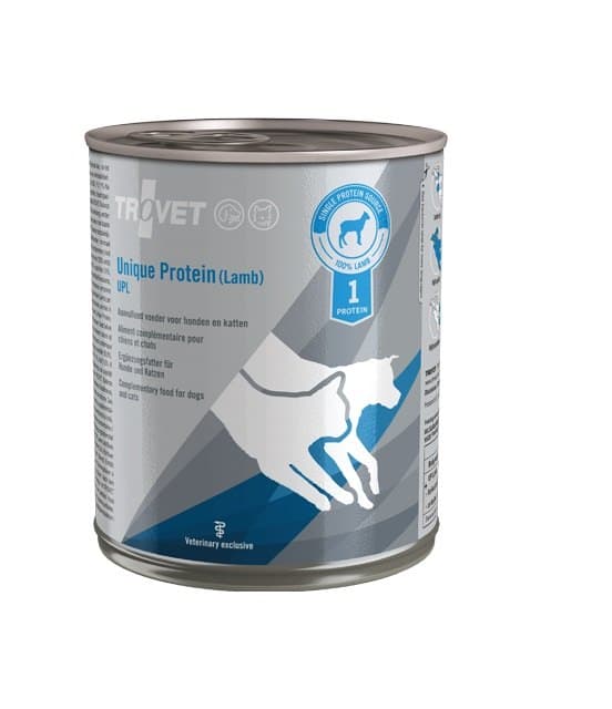 TROVET Unique Protein Lamb UPL Dog&amp;Cat bárány 800 g