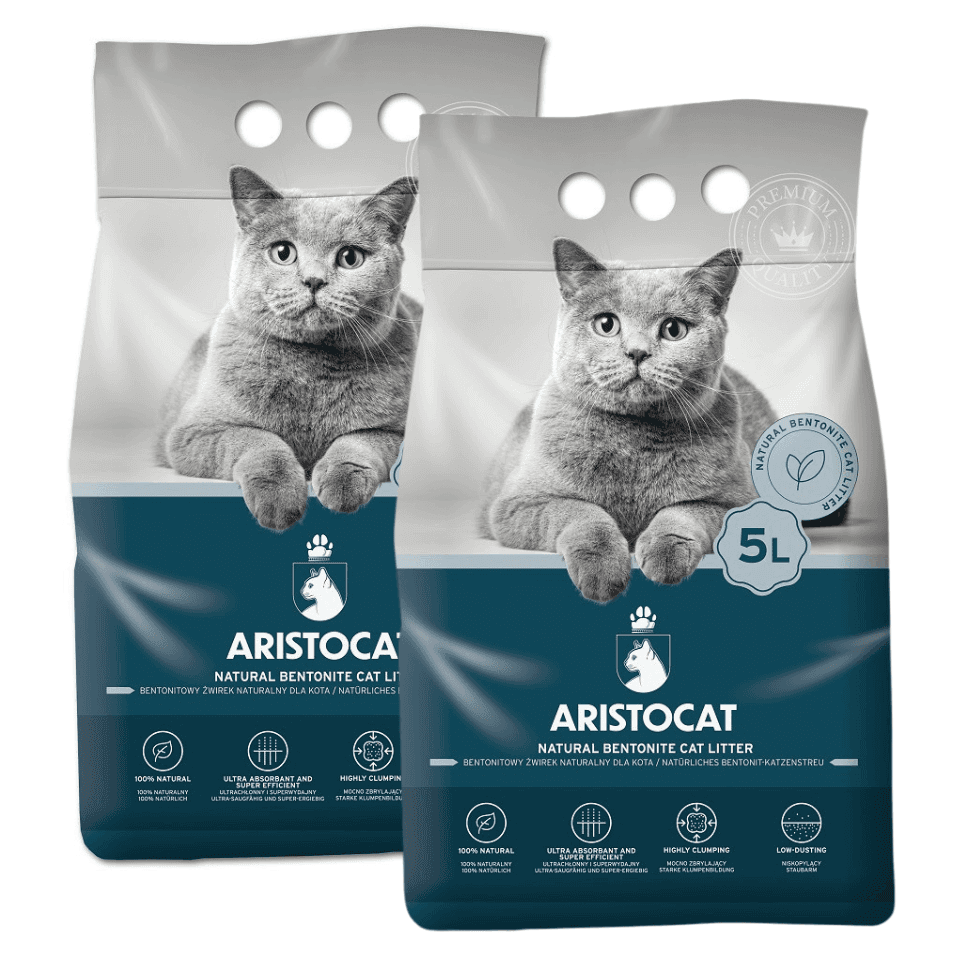 ARISTOCAT Bentonite Plus természetes bentonit szemcse 10 l (2 x 5 l)