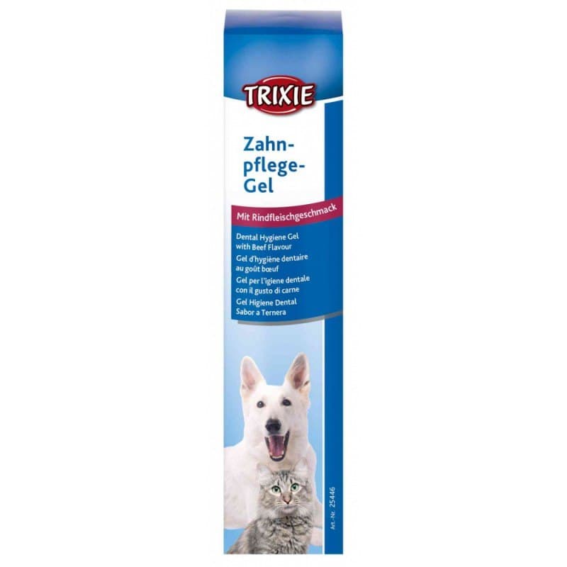 TRIXIE Zselé fog és ínyg higéniához  marha ízű kutya-macska 100 g