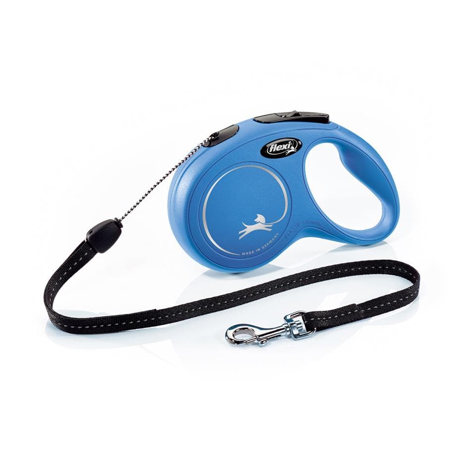 FLEXI Póráz New Classic S zsinór 8 m kék 12 kg-ig