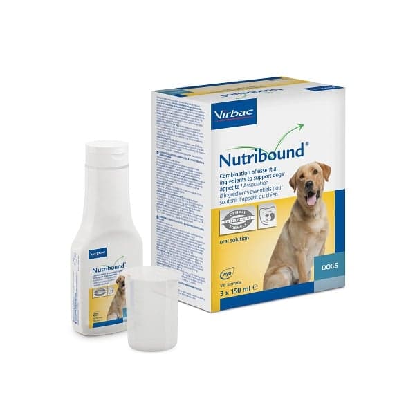 VIRBAC Nutribound Dog 3x150ml orális oldat kutyák számára lábadozás alatt