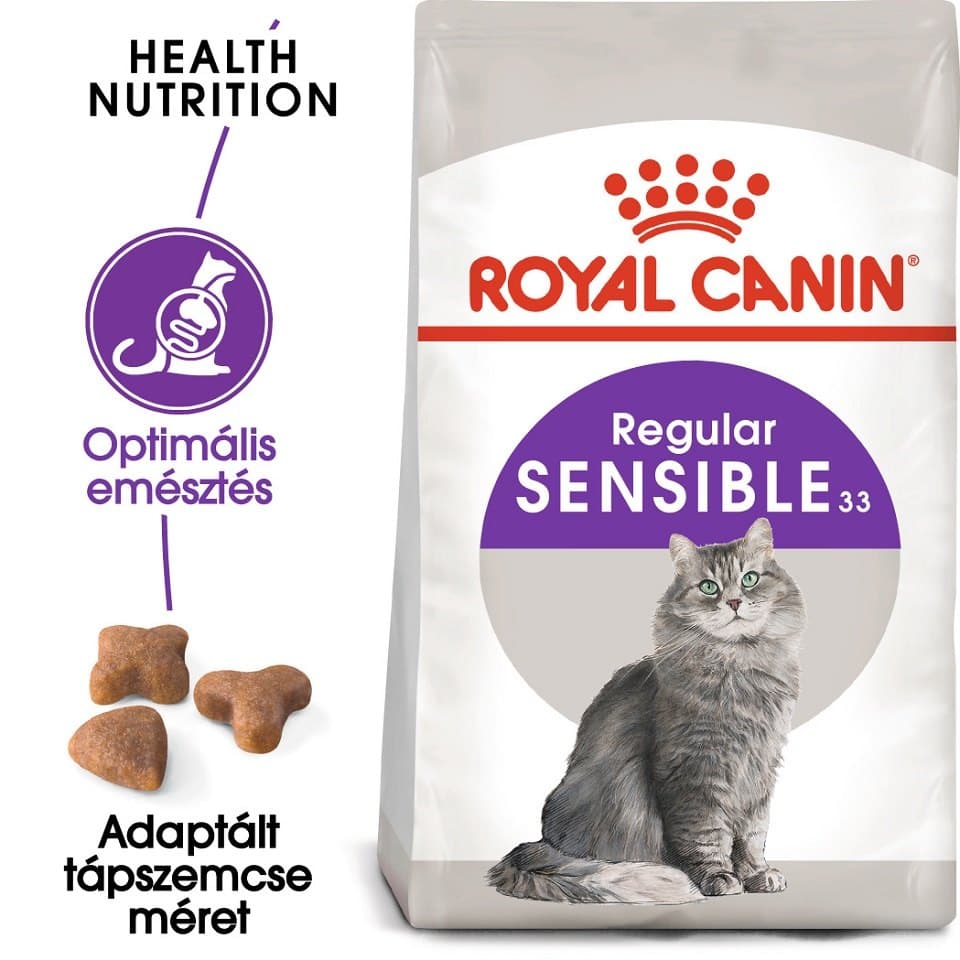 ROYAL CANIN SENSIBLE - érzékeny emésztésű felnőtt macska száraz táp 10 kg
