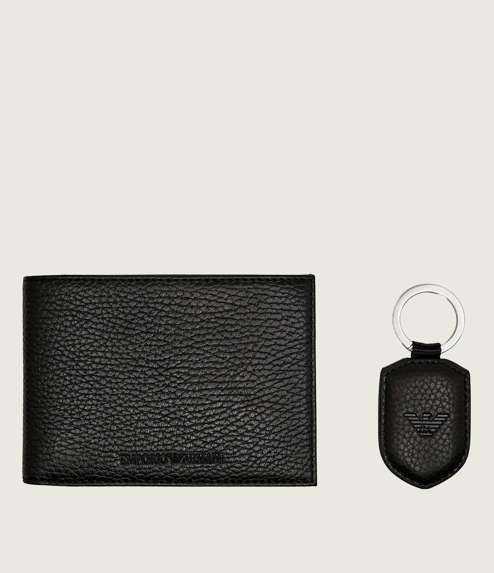 Emporio Armani Bőr pénztárca + függő fülbevaló