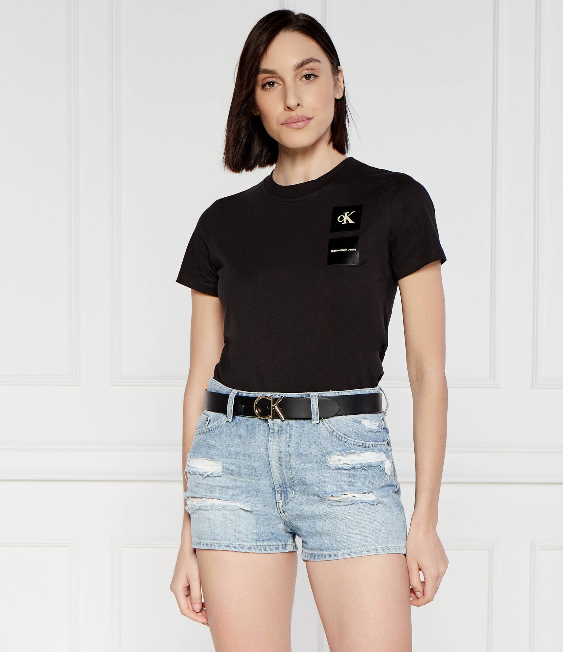 Calvin Klein Jeans Póló Baby | Cropped Fit