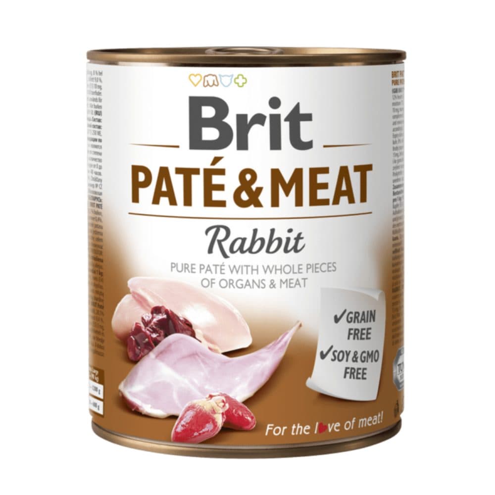 Brit konzerv Paté & Meat Rabbit 800 g | Kutyakonzerv