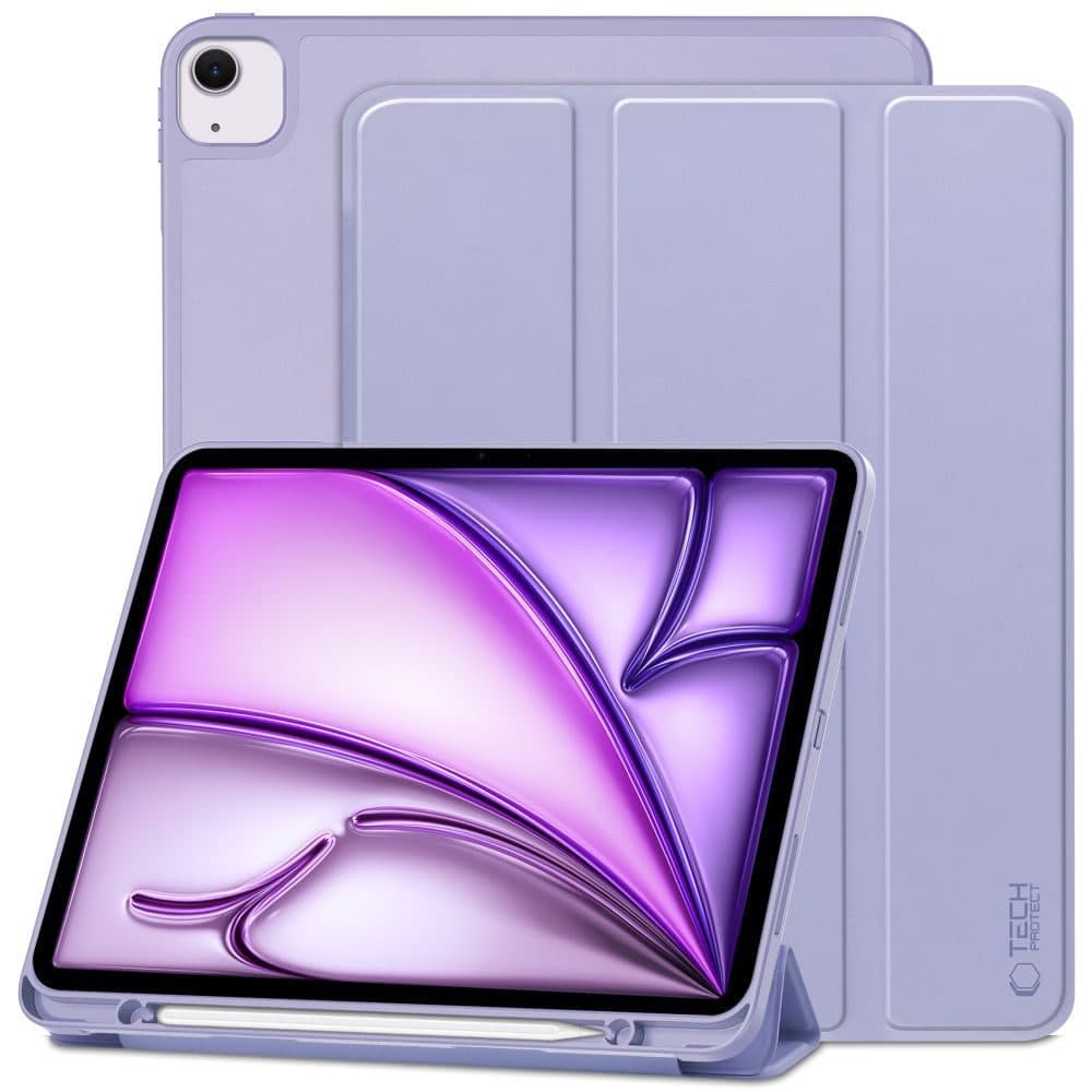 Tech-Protect SC Pen tok Apple iPad Air 13 2024 / 2025 / 2026, lila