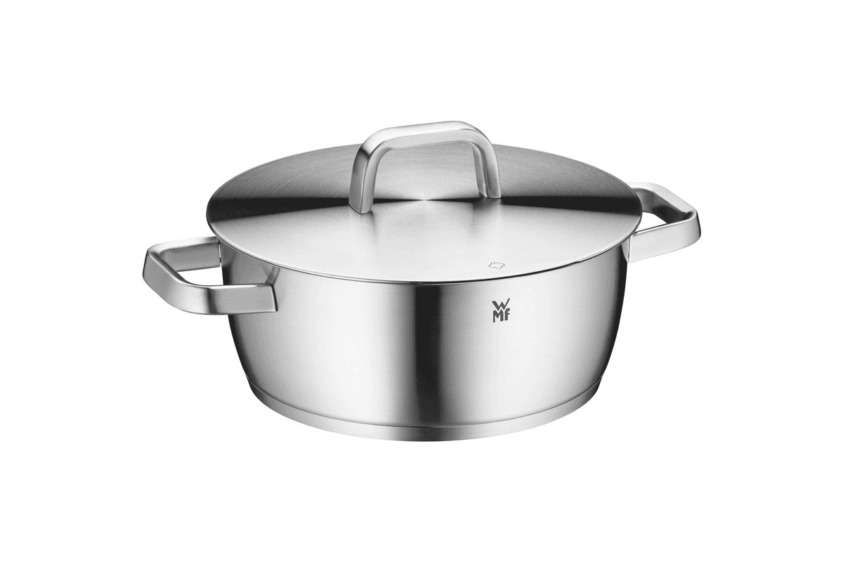 Alacsony edény fedővel 24 cm WMF Iconic 739246030