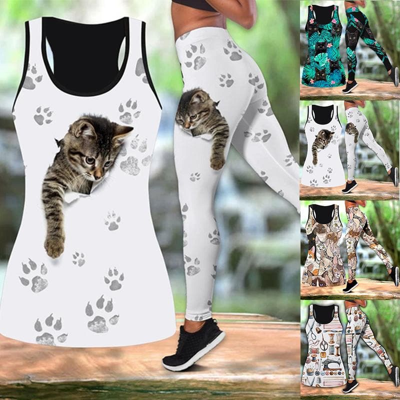 Napi szükségletek Nyomtatott jógaruha női divat 3D nyomtatott edzés leggings Fitness sport magas derekú alkalmi jóganadrág cm cser