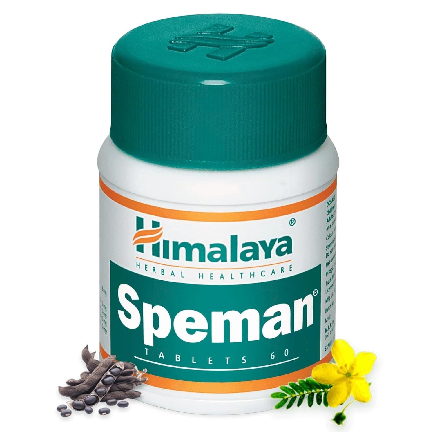 Himalaya Speman Természetes Gyógynövényes Férfi Vitalitás Tabletta 60 Tabletta Üvegben Energia és Jólét Érdekében