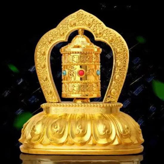 Solar Tibet imakerék, tibeti dekorációk, buddhista ima szentírások autódísz