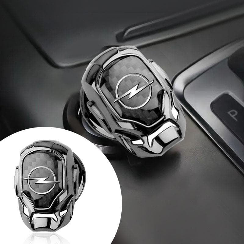 1 db Autó Egygombos Indítógomb Védőburkolat Díszítés Opel Astra j Insignia Astra g Corsa Zafira b Mokka Vivaro Meriva fekete