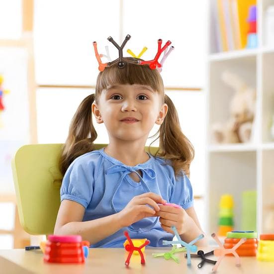 10 db Stresszoldó Mágnes Férfi Játék Színes 3D Férfi Hűtőmágnes Gyerekek Felnőttek Hordozható Utazási Szenzoros Játék Otthon Konyha