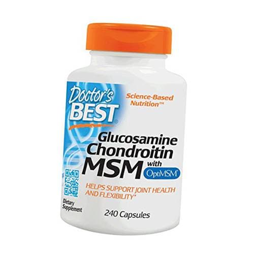 Glükózamin Kondroitin MSM, Glucosamine Chondroitin with OptiMSM, Doctor's Best  240 kapszula (03327001)